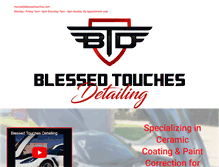 Tablet Screenshot of blessedtouches.com